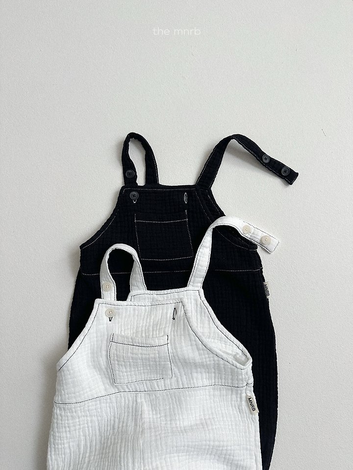 Mini Robe - Korean Baby Fashion - #babywear - Stitch Overalls - 5