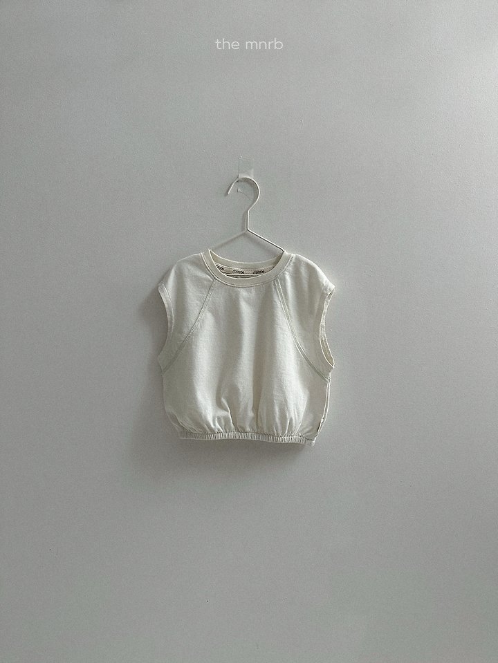 Mini Robe - Korean Baby Fashion - #onlinebabyboutique - Nico Contrast Sleeveless - 6