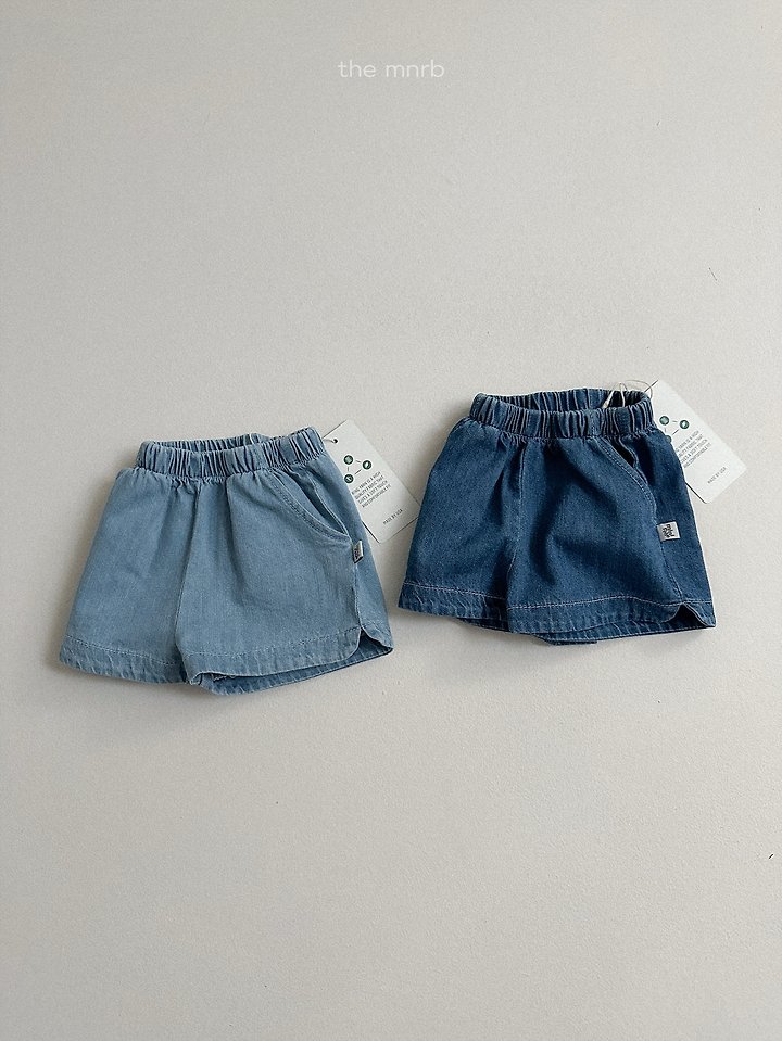 Mini Robe - Korean Baby Fashion - #onlinebabyboutique - Round Denim Pants - 9