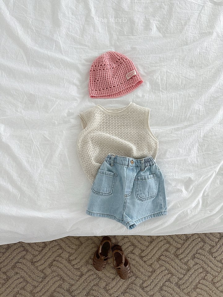 Mini Robe - Korean Baby Fashion - #onlinebabyshop - Eyelet Beanie - 9