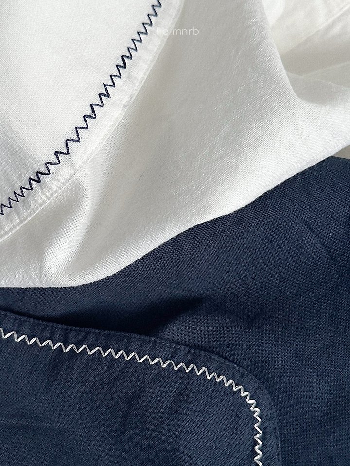 Mini Robe - Korean Baby Fashion - #smilingbaby - Point Sailor Shirt - 6