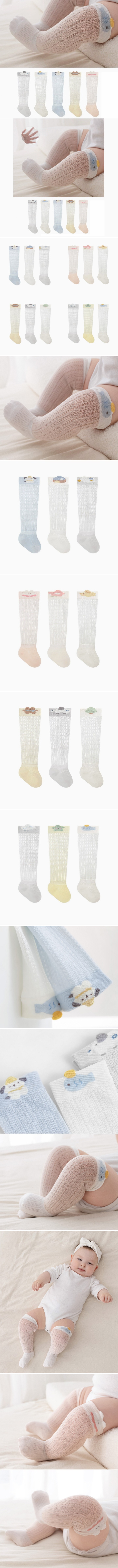 Miso - Korean Baby Fashion - #onlinebabyshop - Aniping Baby Knee Socks Set