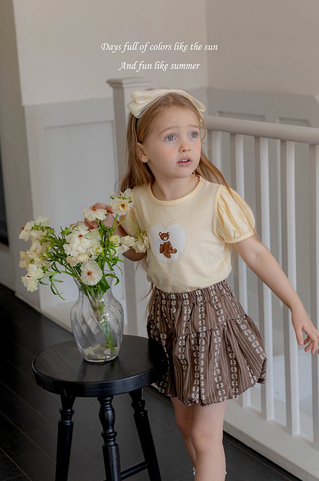 Mkids - Korean Baby Fashion - #babyboutique - Love Bear Tee - 10