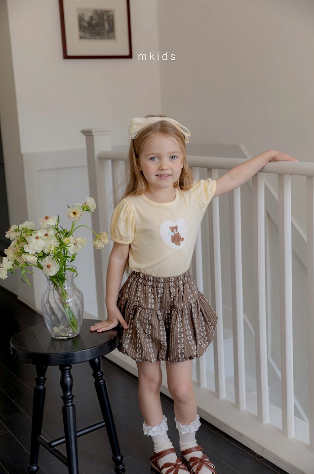 Mkids - Korean Baby Fashion - #babyboutique - Love Bear Tee - 9