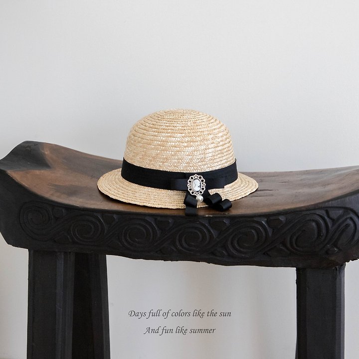 Mkids - Korean Baby Fashion - #babyboutique - Coco Straw Hat - 6