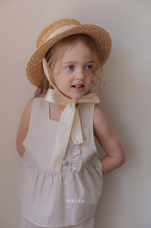 Mkids - Korean Baby Fashion - #babyboutique - Ailee Straw Hat - 5