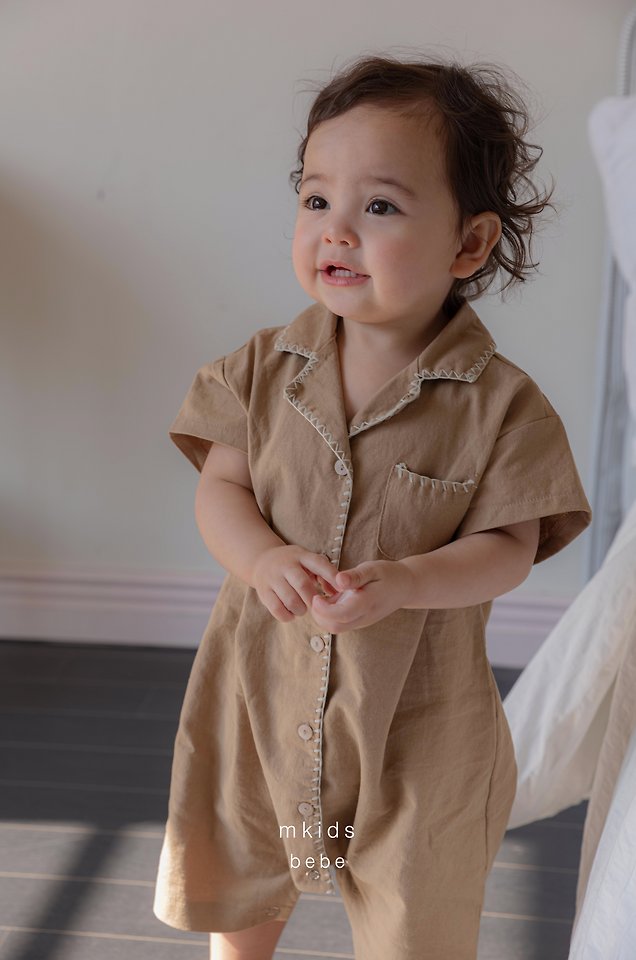 Mkids - Korean Baby Fashion - #babyboutique - Mayo Linen Suit - 8