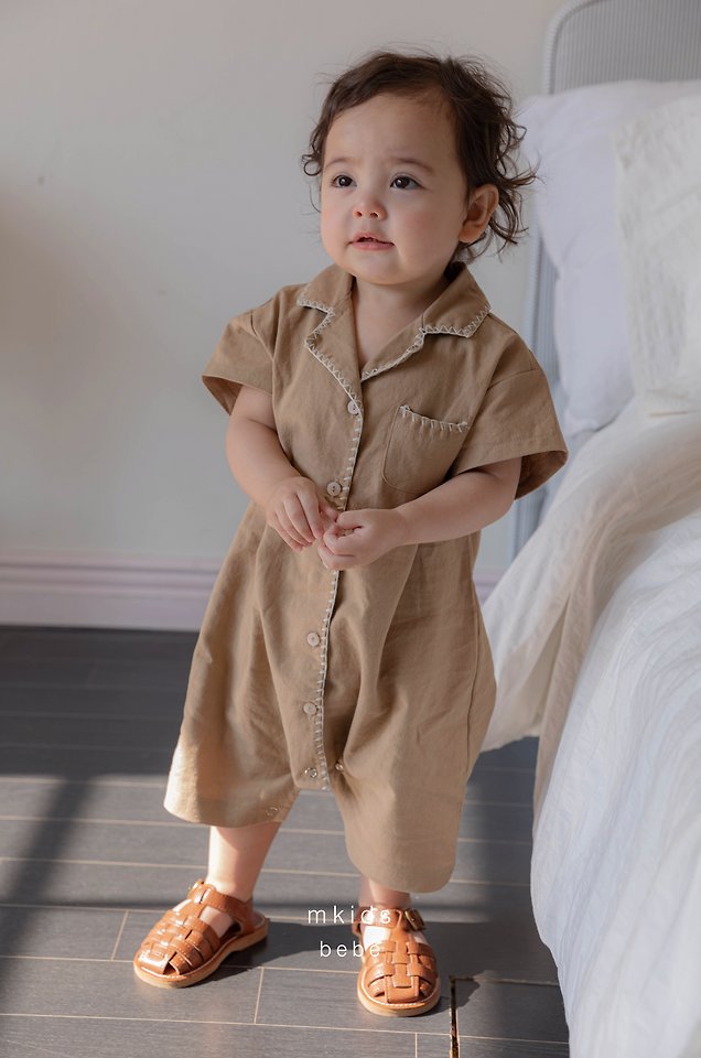 Mkids - Korean Baby Fashion - #babyboutique - Mayo Linen Suit - 9