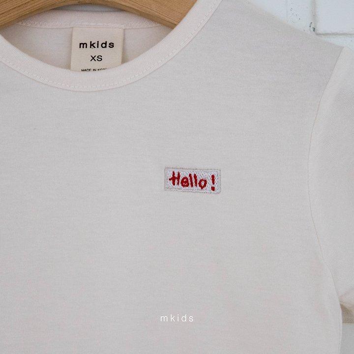 Mkids - Korean Baby Fashion - #babyboutique - Hello Tee - 9