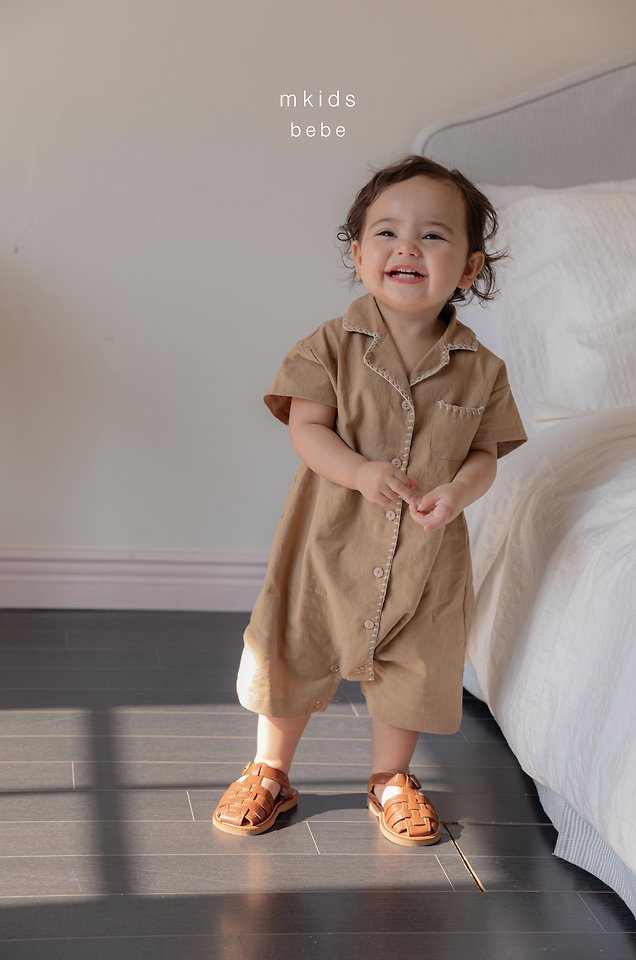 Mkids - Korean Baby Fashion - #babyboutiqueclothing - Mayo Linen Suit - 10