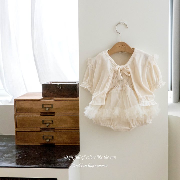 Mkids - Korean Baby Fashion - #babyboutiqueclothing - Doremi Smocking Suit - 5