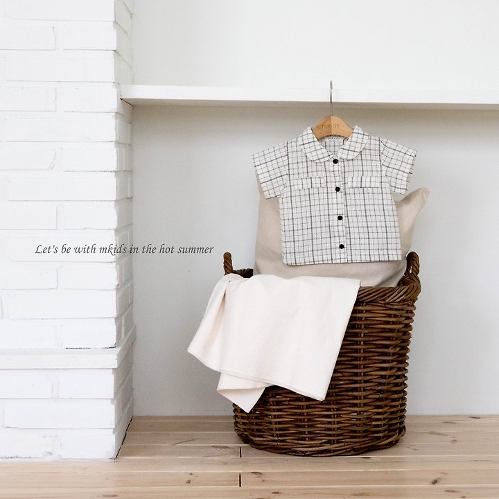 Mkids - Korean Baby Fashion - #babyclothing - Crople Shirt (Check) - 2