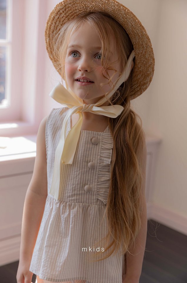 Mkids - Korean Baby Fashion - #babyclothing - Ailee Straw Hat - 7