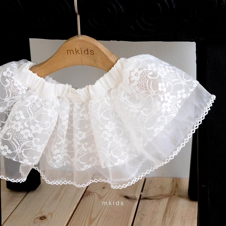 Mkids - Korean Baby Fashion - #babyclothing - Mia Lace Skirt - 3