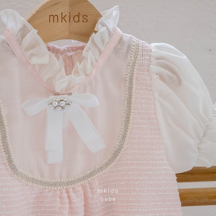 Mkids - Korean Baby Fashion - #babyclothing - Coco Tweed Suit - 8