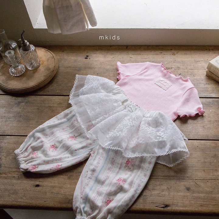 Mkids - Korean Baby Fashion - #babyfever - Mia Lace Skirt - 5