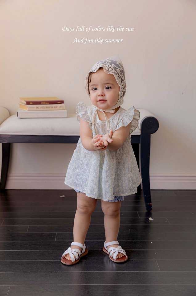 Mkids - Korean Baby Fashion - #babygirlfashion - Lauren Frill Set - 7