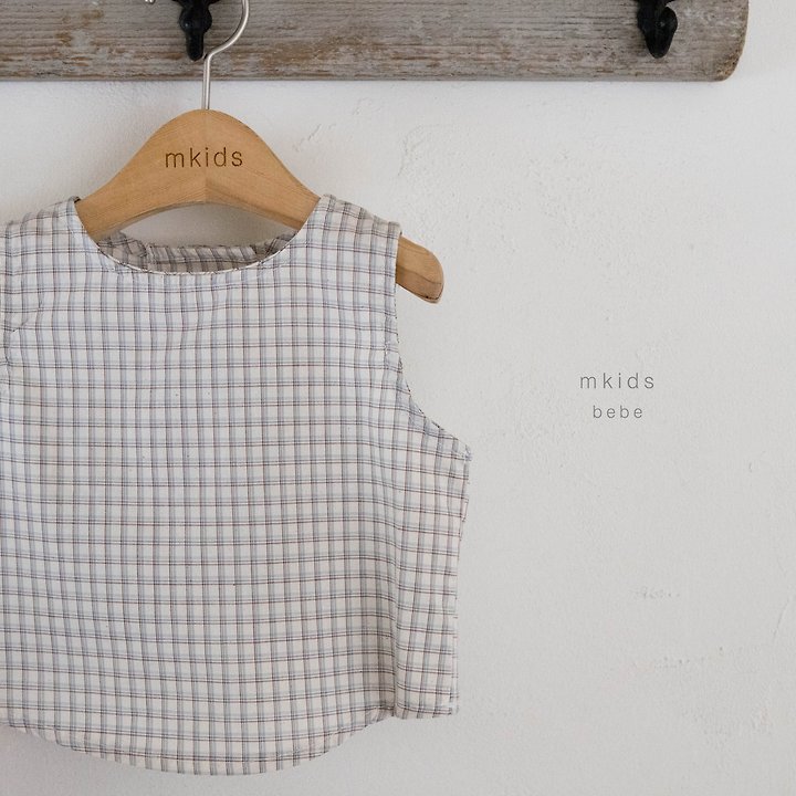 Mkids - Korean Baby Fashion - #babygirlfashion - Deli Sleeveless Set - 6