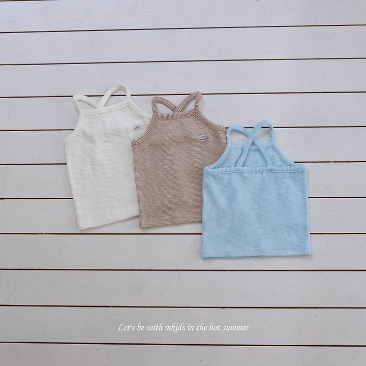 Mkids - Korean Baby Fashion - #babygirlfashion - Slim Sleeveless Top - 2