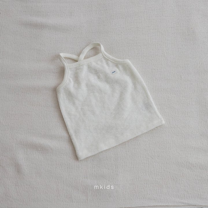 Mkids - Korean Baby Fashion - #babylifestyle - Slim Sleeveless Top - 3
