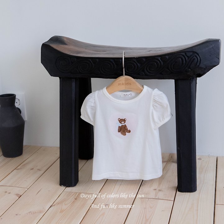 Mkids - Korean Baby Fashion - #babyoninstagram - Love Bear Tee - 2