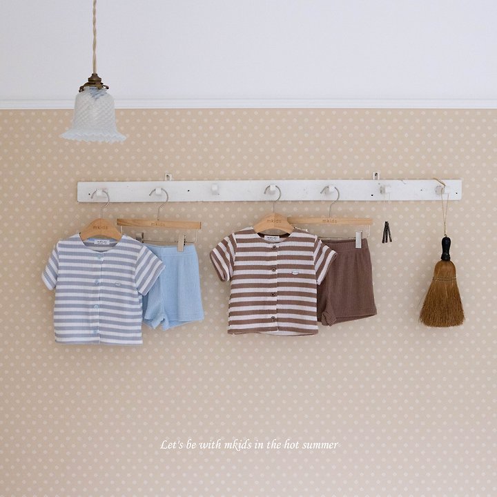 Mkids - Korean Baby Fashion - #babyoninstagram - Ian Shirt Set