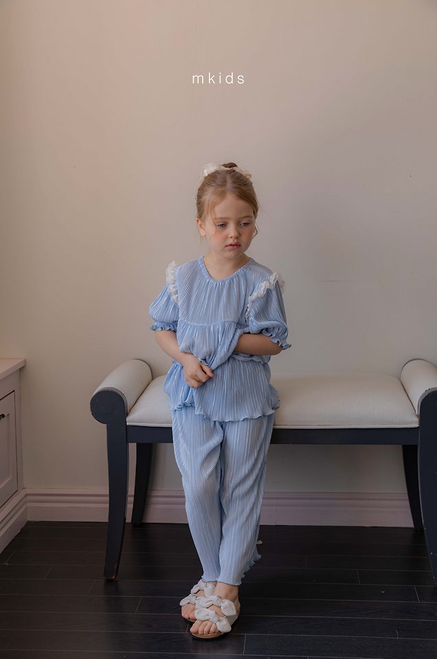 Mkids - Korean Baby Fashion - #babyoninstagram - Roen Pleated Set - 10