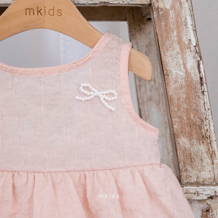 Mkids - Korean Baby Fashion - #babyoninstagram - Rose Balloon One-piece - 3