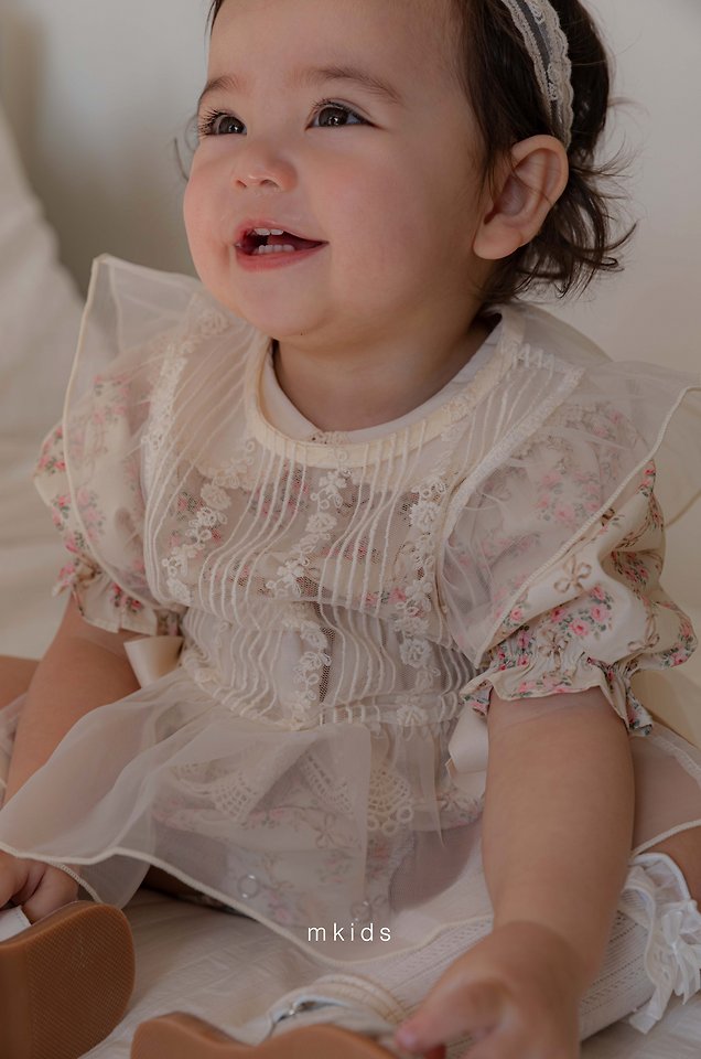 Mkids - Korean Baby Fashion - #babyoninstagram - Bell Frill Bustier - 9