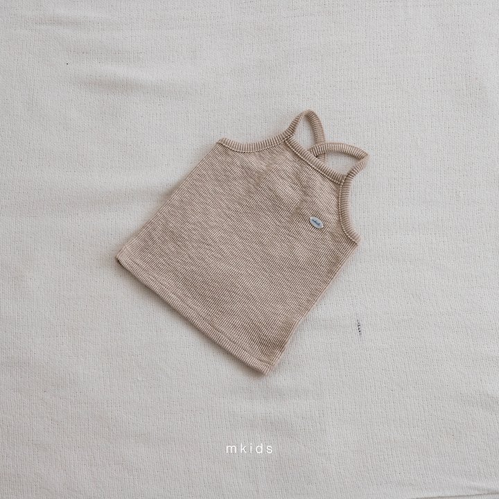 Mkids - Korean Baby Fashion - #babylifestyle - Slim Sleeveless Top - 4