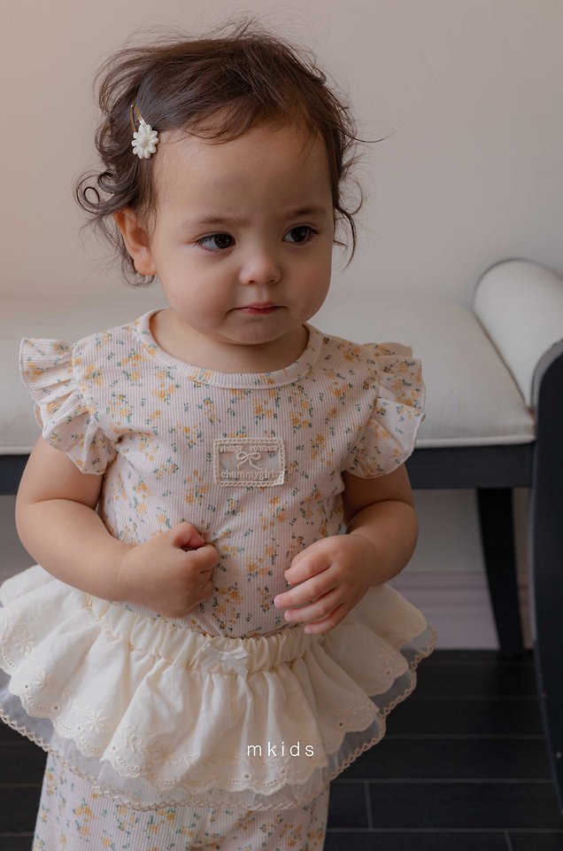 Mkids - Korean Baby Fashion - #babyootd - Mia Lace Skirt - 9