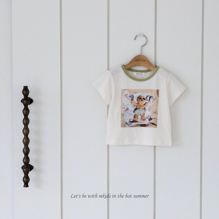 Mkids - Korean Baby Fashion - #babyoutfit - Paradise Tee - 2