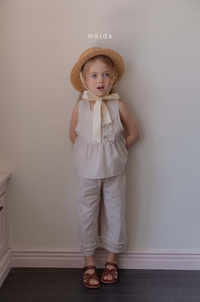 Mkids - Korean Baby Fashion - #babyoutfit - Hailey Frill Pants - 11