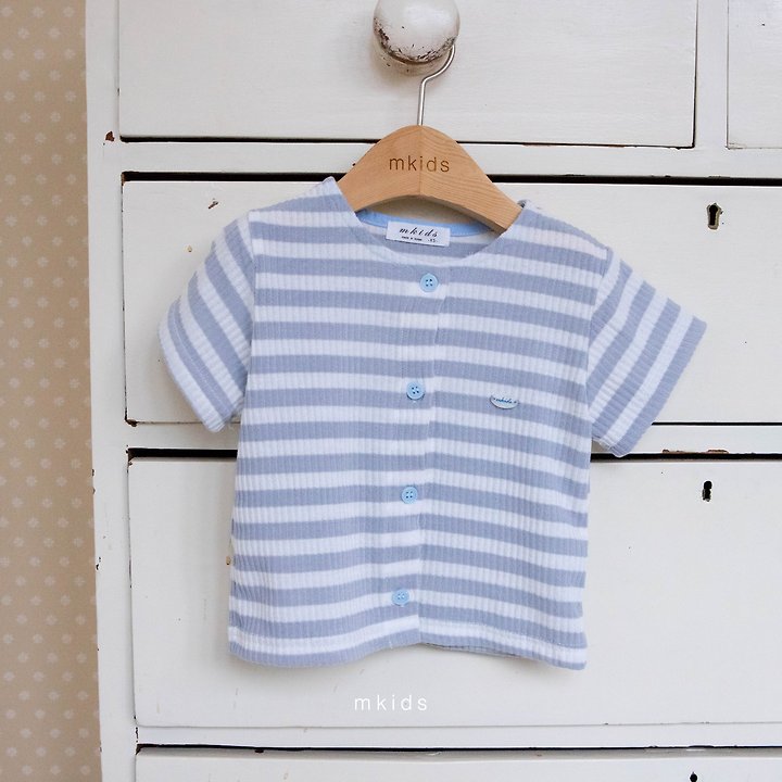 Mkids - Korean Baby Fashion - #babyoutfit - Ian Shirt Set - 3