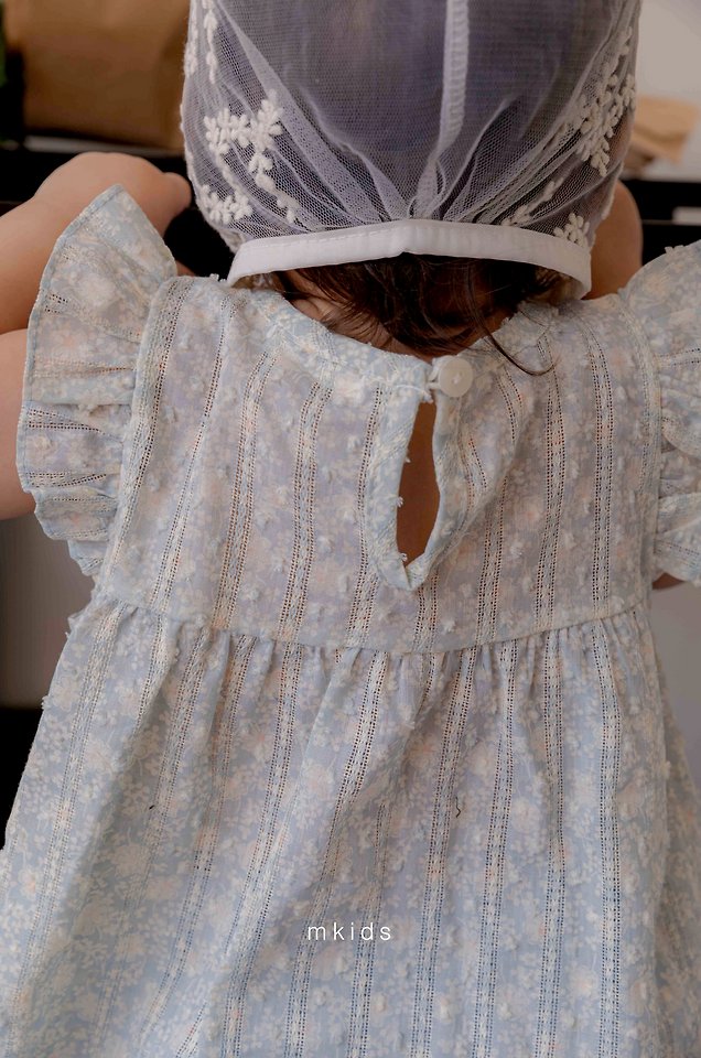 Mkids - Korean Baby Fashion - #babyoutfit - Lauren Frill Set - 12
