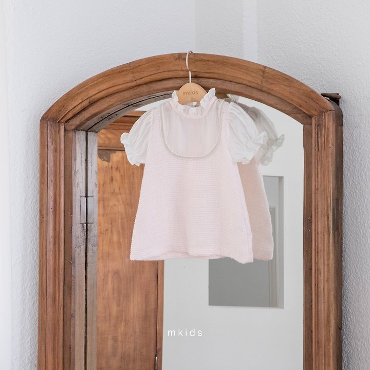 Mkids - Korean Baby Fashion - #babyootd - Coco Tweed One-piece - 4