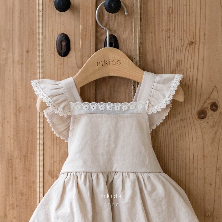 Mkids - Korean Baby Fashion - #babyoutfit - Mayo Frill Suit - 3