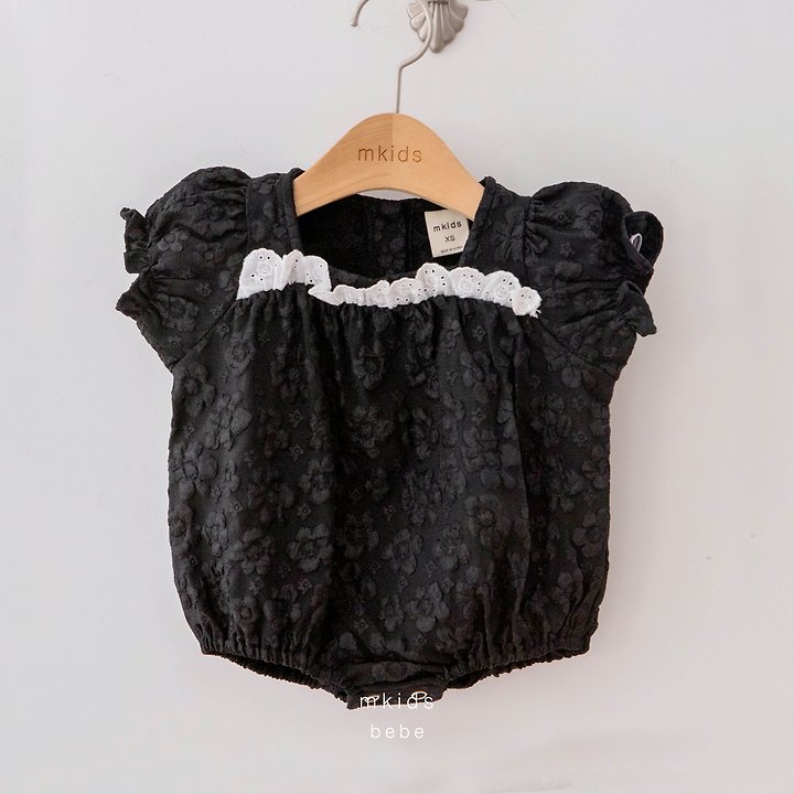 Mkids - Korean Baby Fashion - #babyoutfit - Embro Frill Suit - 2