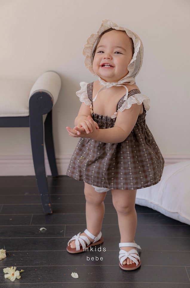 Mkids - Korean Baby Fashion - #babyoutfit - Bell Frill Suit - 12