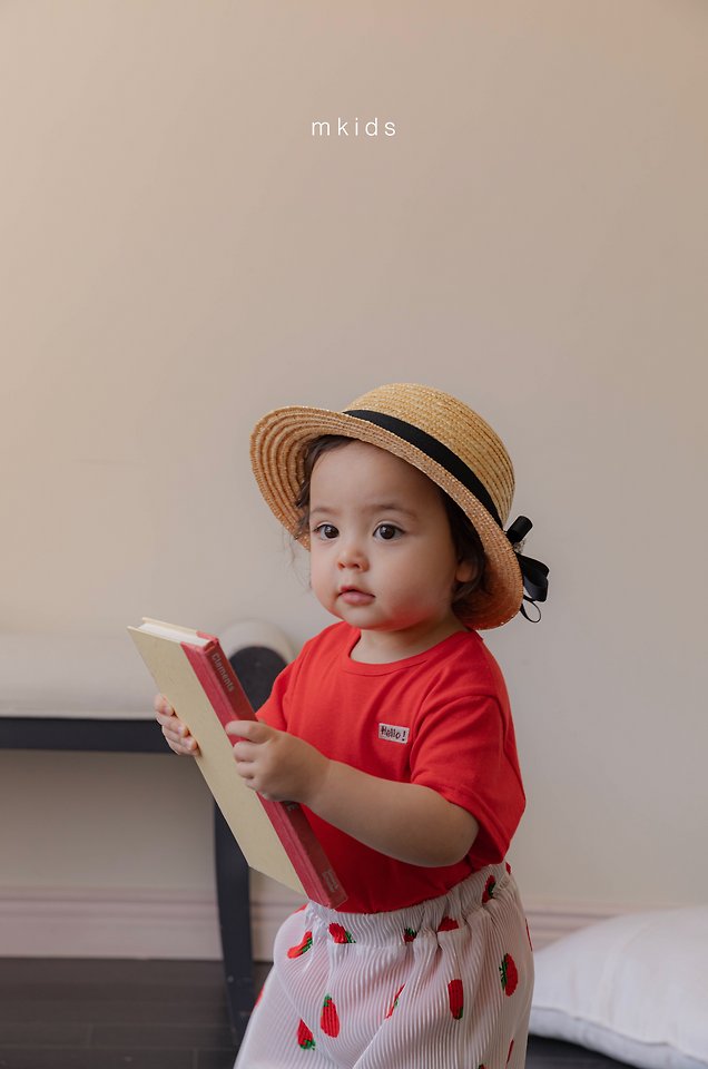 Mkids - Korean Baby Fashion - #babyoutfit - Hello Tee - 3