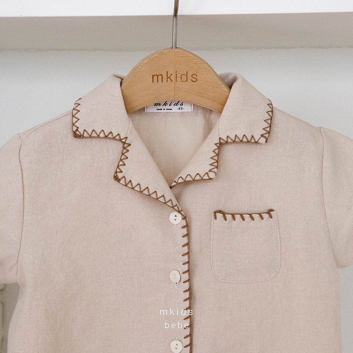 Mkids - Korean Baby Fashion - #babywear - Mayo Linen Suit - 5