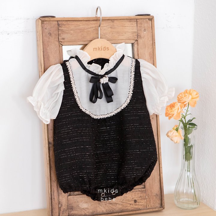 Mkids - Korean Baby Fashion - #onlinebabyboutique - Coco Tweed Suit - 3