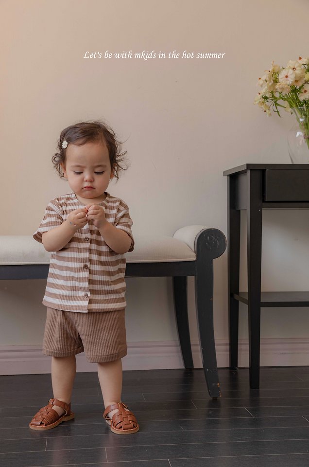 Mkids - Korean Baby Fashion - #onlinebabyshop - Ian Shirt Set - 7
