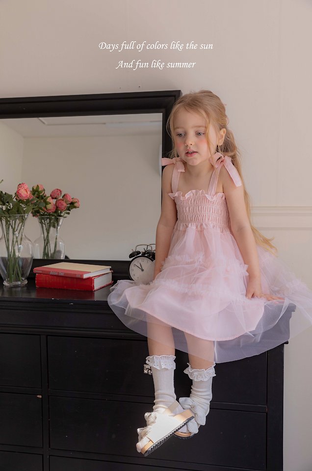 Mkids - Korean Baby Fashion - #onlinebabyshop - Doremi Smocking One-piece - 10