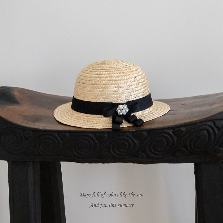 Mkids - Korean Baby Fashion - #onlinebabyboutique - Coco Straw Hat - 4