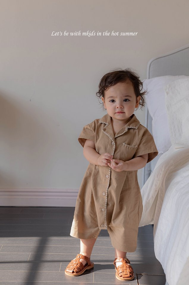 Mkids - Korean Baby Fashion - #onlinebabyshop - Mayo Linen Suit - 7