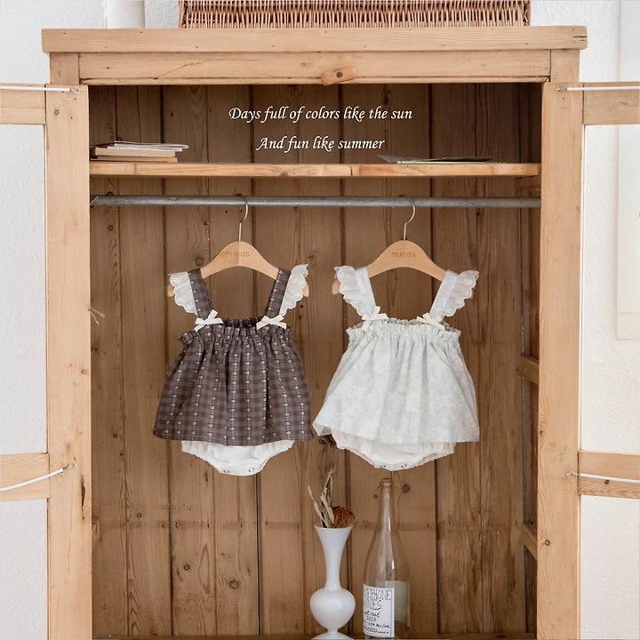 Mkids - Korean Baby Fashion - #onlinebabyshop - Bell Frill Suit