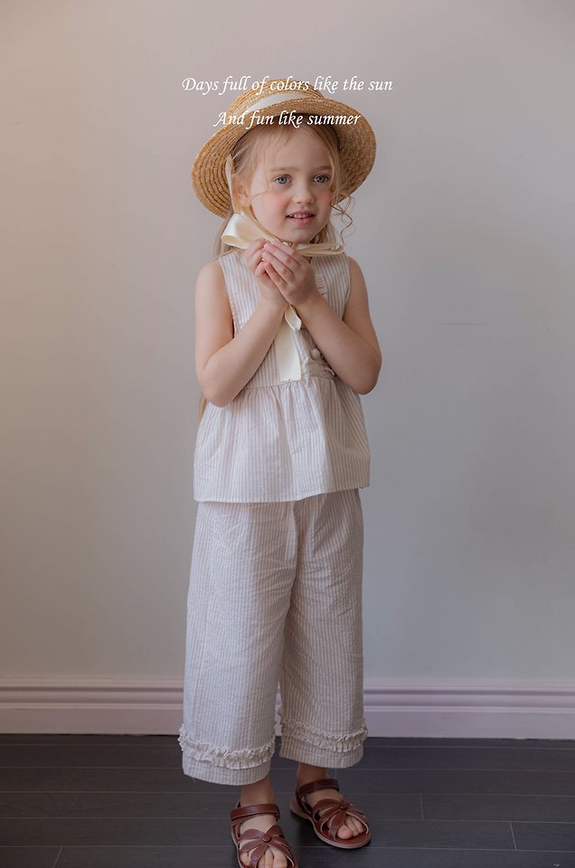 Mkids - Korean Baby Fashion - #onlinebabyshop - Ailee Straw Hat - 4