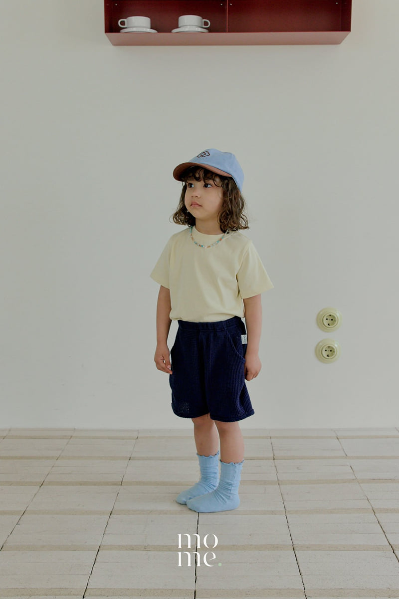 Mome - Korean Children Fashion - #Kfashion4kids - Plain Short Sleeve Tee