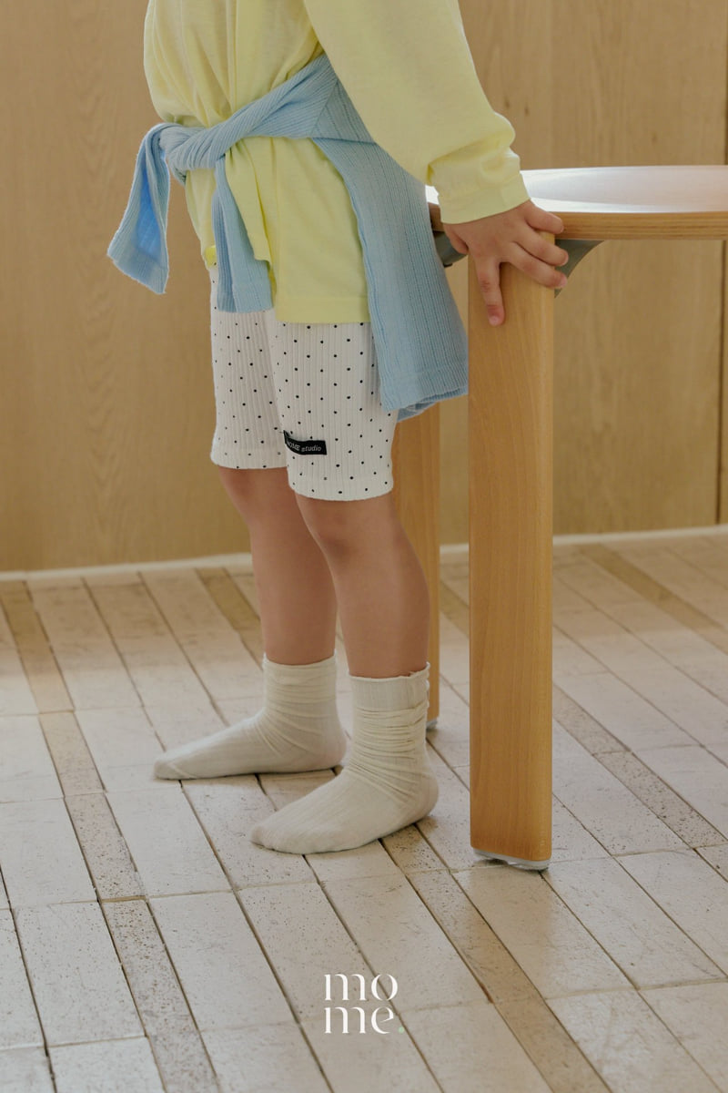Mome - Korean Children Fashion - #Kfashion4kids - Ribbed Dot Leggings - 8